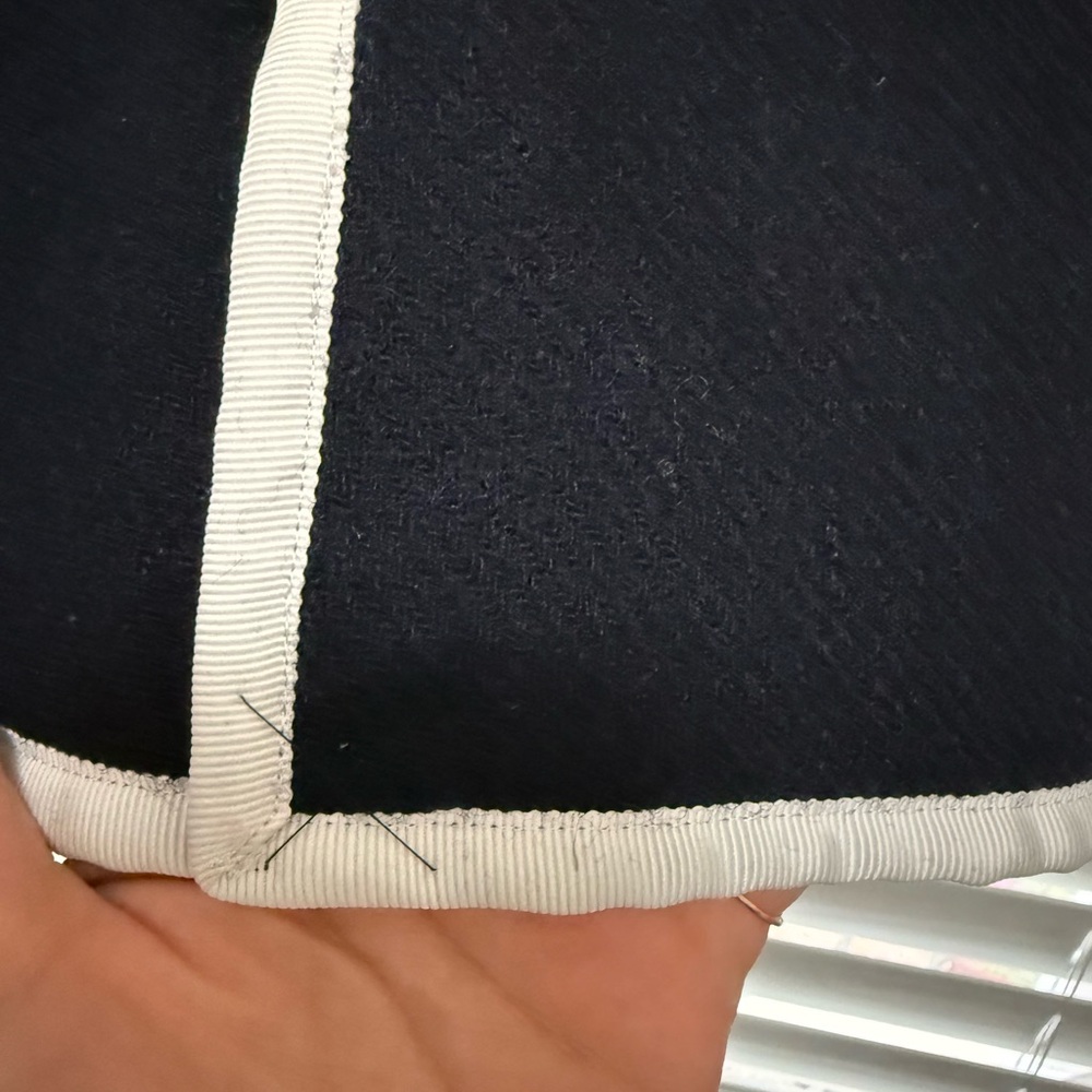 Thom Browne Navy Blue Blazer with White Trim - Picture 8 of 9